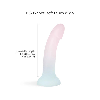 Dildo analne silikonowe zakrzywione z przyssawką Galactica Love to Love