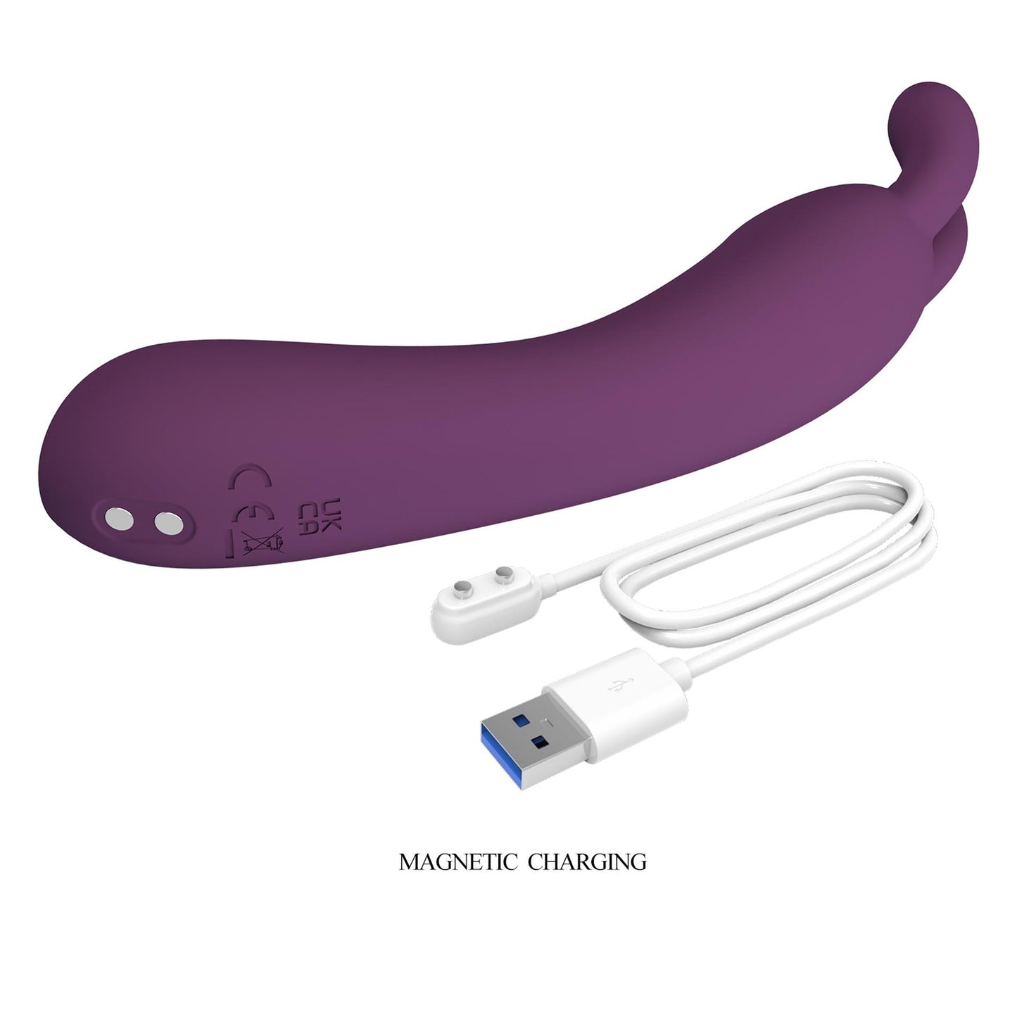 Silikonowy wibrator punktu G Pretty Love DJ Rabbit 10 trybów USB