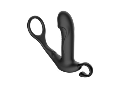 Wibrator analny z pchnięciem B Series Cute silikonowy 10+10