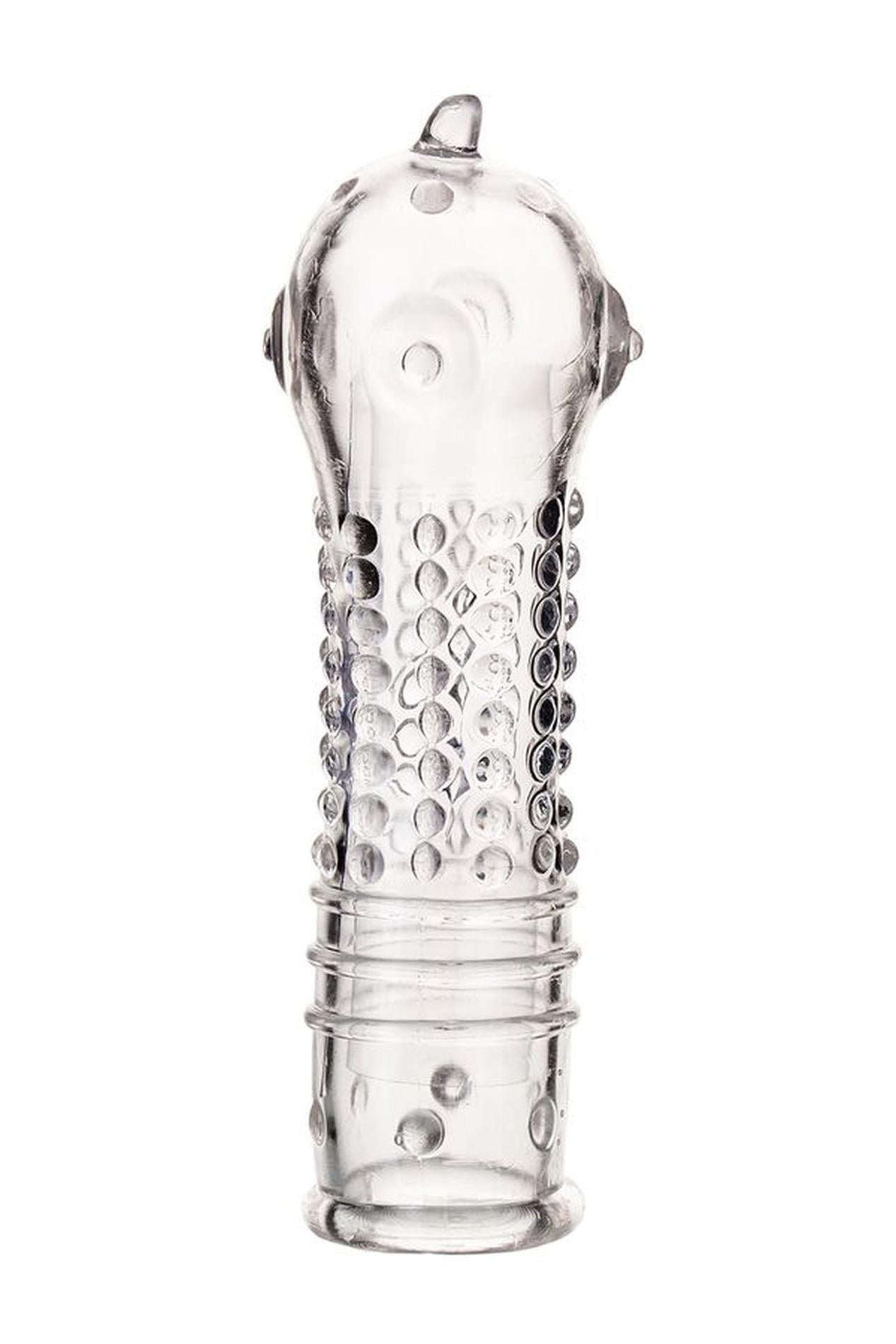 A-TOYS, Penis Sleeve, TPR, Transparent, 14.7 cm