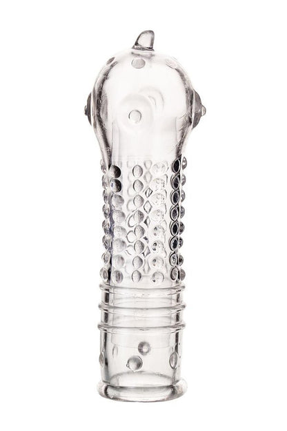 A-TOYS, Penis Sleeve, TPR, Transparent, 14.7 cm