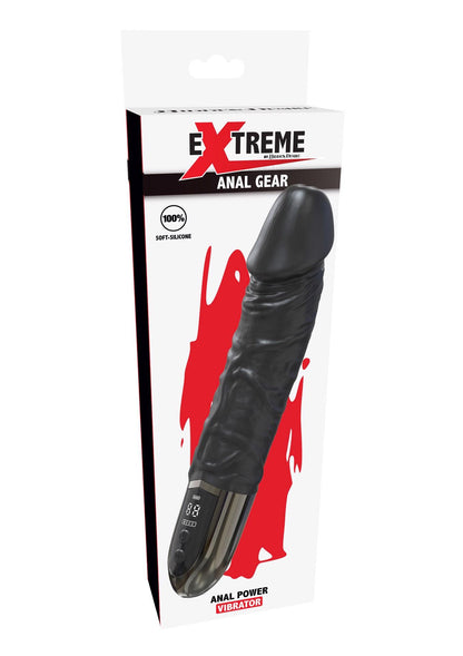 Wibrator analny Hidden Desire silikonowy 24,5 cm czarny 12 trybów