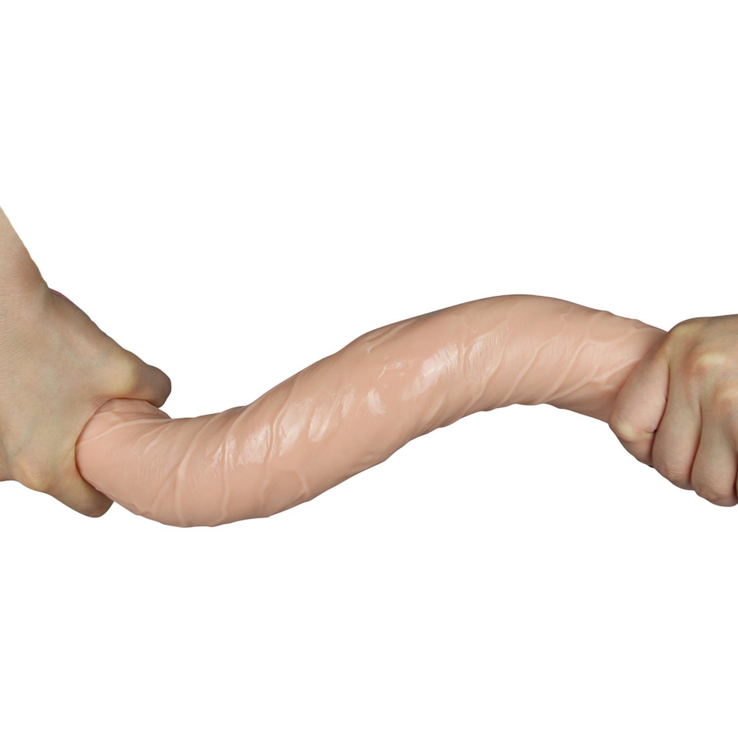 17"" King Size Realistic Slim Ultra Double Dildo