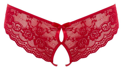 Lace Briefs Crotchless L