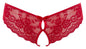 Lace Briefs Crotchless L