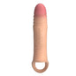 Realistyczna wibrująca nakładka na penisa Pretty Love 22 cm