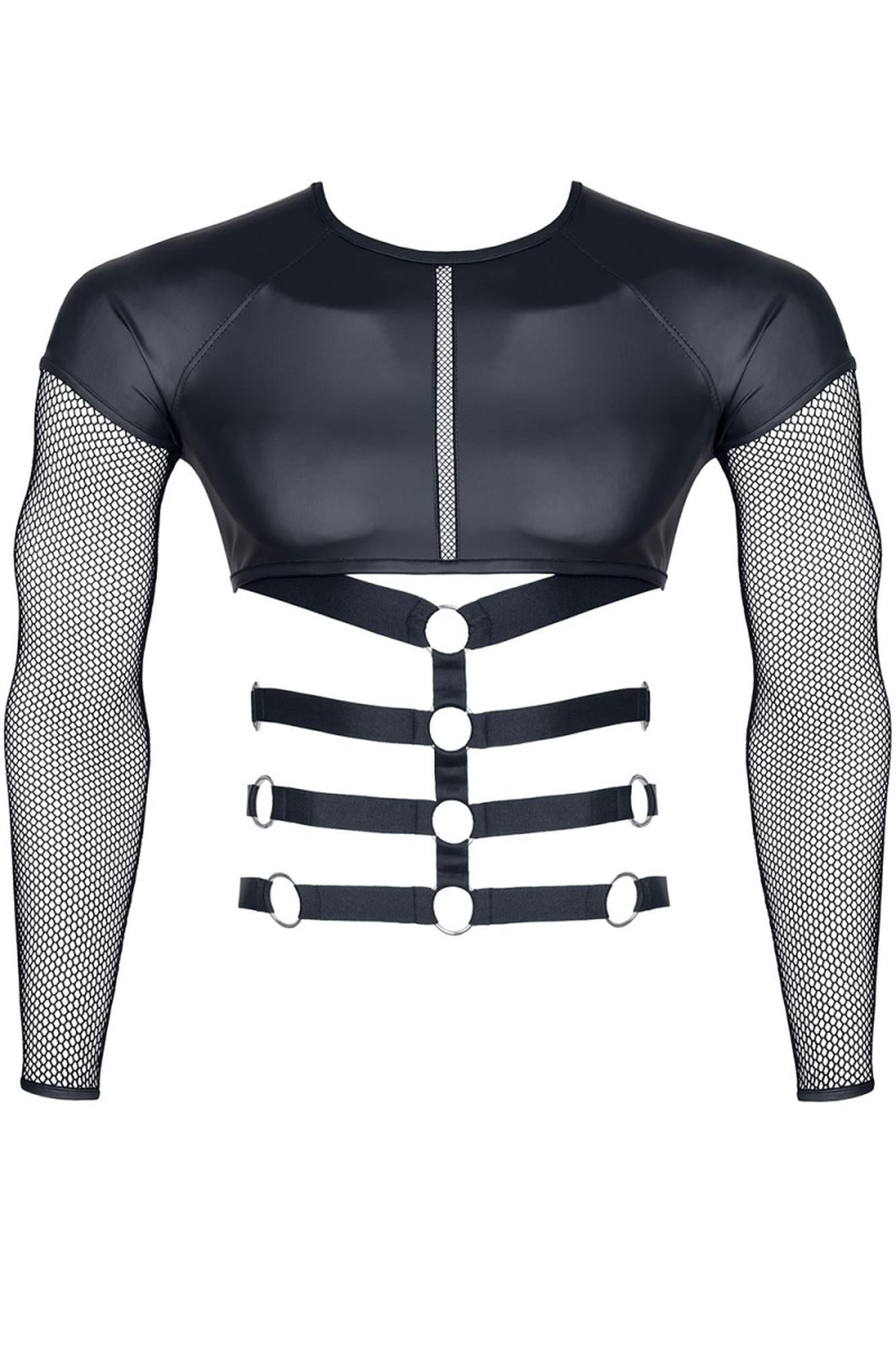 męski t-shirt black XL