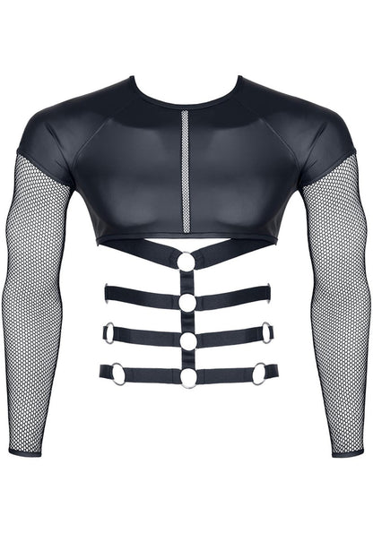 męski t-shirt black XL