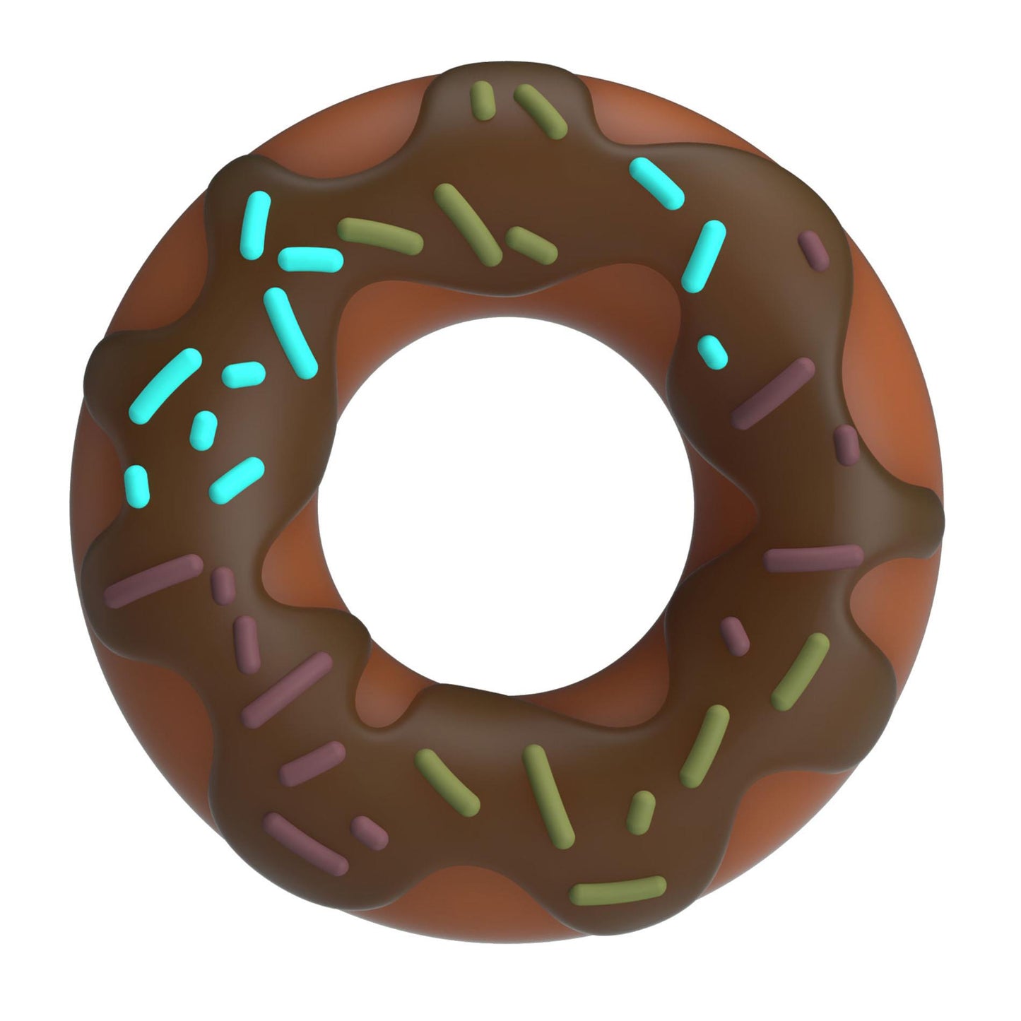 Pierścień erekcyjny Pretty Love Choco Super Donut silikonowy supermiękki