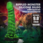 Gigantyczne dildo silikonowe faliste Manticore Power 23 cm