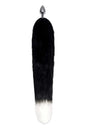 WHIPSMART 3 INCH METAL PLUG WITH 14" BLACK INDIGO FOX TAIL
