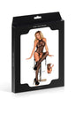 Bodystocking koronkowy Paris Hollywood czarny TU
