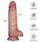 8.5'' Sliding Skin Pro II Dual Layer Silicone Dong
