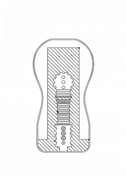 Masturbator analowy Easy Rider ShotsToys 15.7 cm wodoodporny