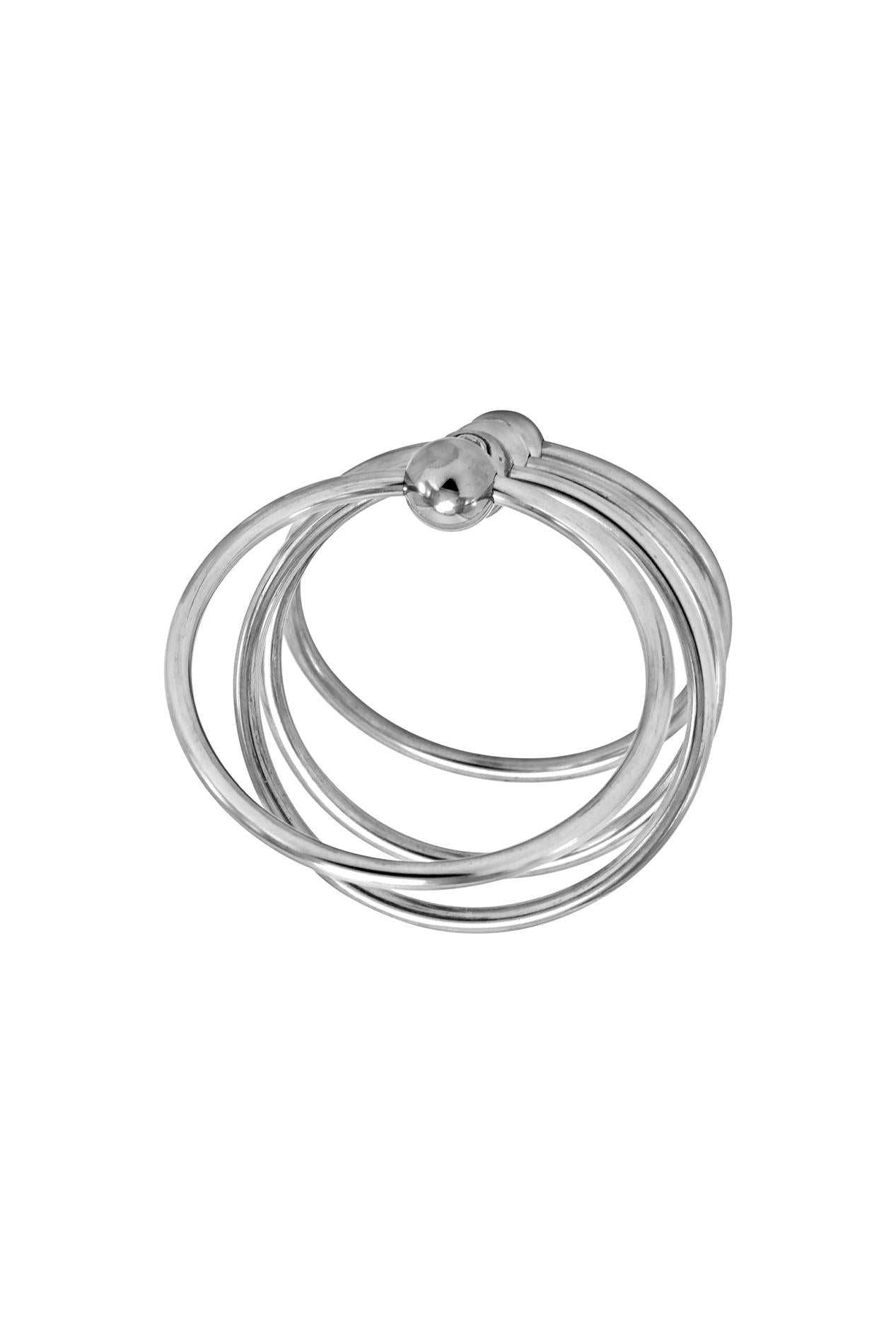 Pierścień erekcyjny Chain Torc Locked nierdzewny 45 mm T2