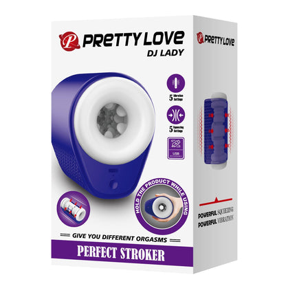 Masturbator Pretty Love Dj Lady z wibracją i ściskaniem