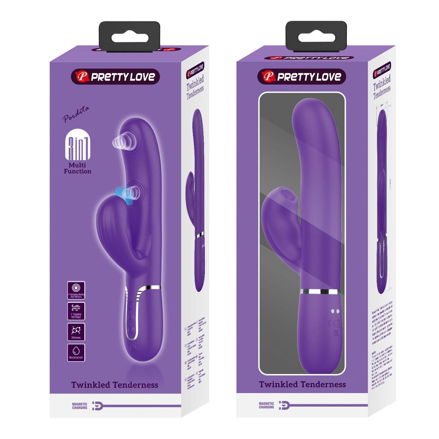 Wibrator króliczek Pretty Love silikonowy 14 funkcji USB