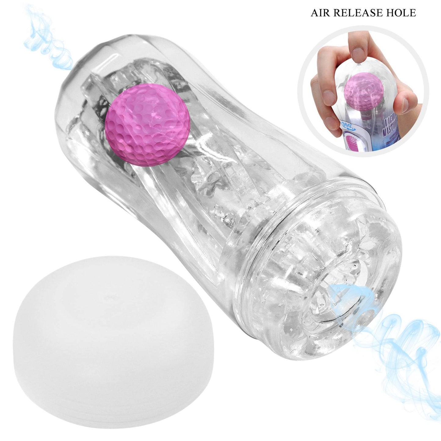 PRETTY LOVE - VACUM MASTURBATOR, WATERPROOF, TPE