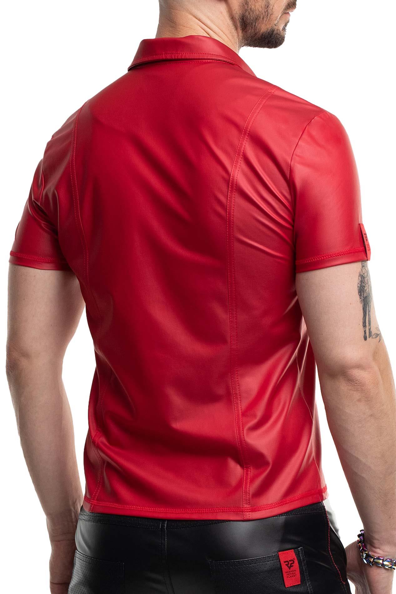 RMMauricio001 - red polo - S