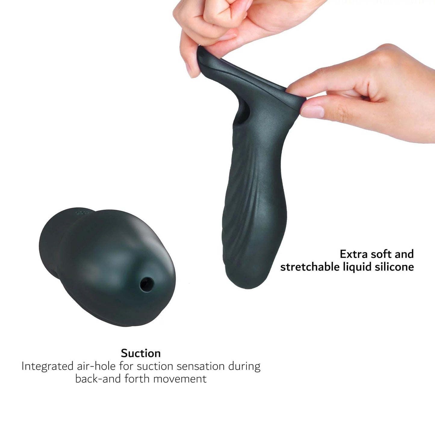 Przedłużka na penisa Ryzer Max Man.wand szara 18 cm