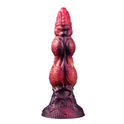 Dildo silikonowe pofalowane Savage Beastlord 24 cm Power Monsters