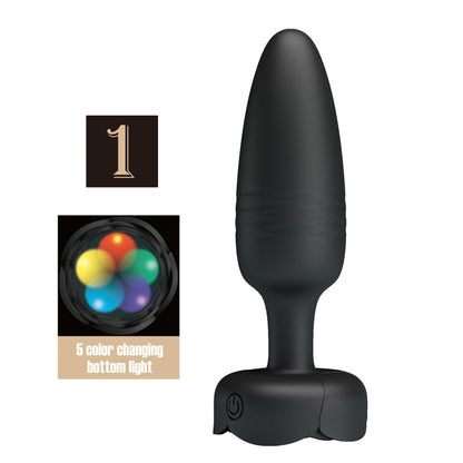 Korek analny wibrujący LED Pretty Love Tarion silikonowy 10 trybów
