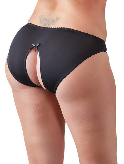 Majtki erotyczne Cottelli Curves z otwartym kroczem L