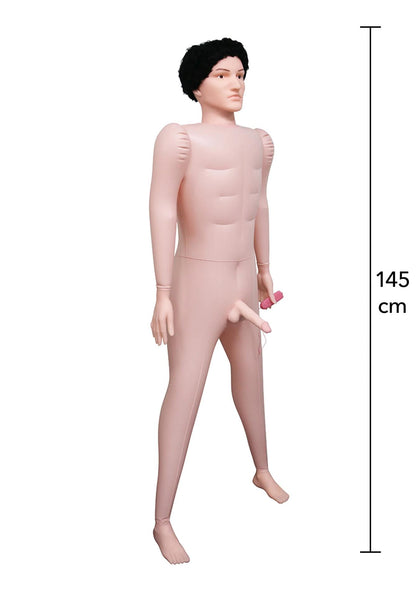 Lalka nadmuchiwana Big Boner Billie męska z wibracją 180 cm