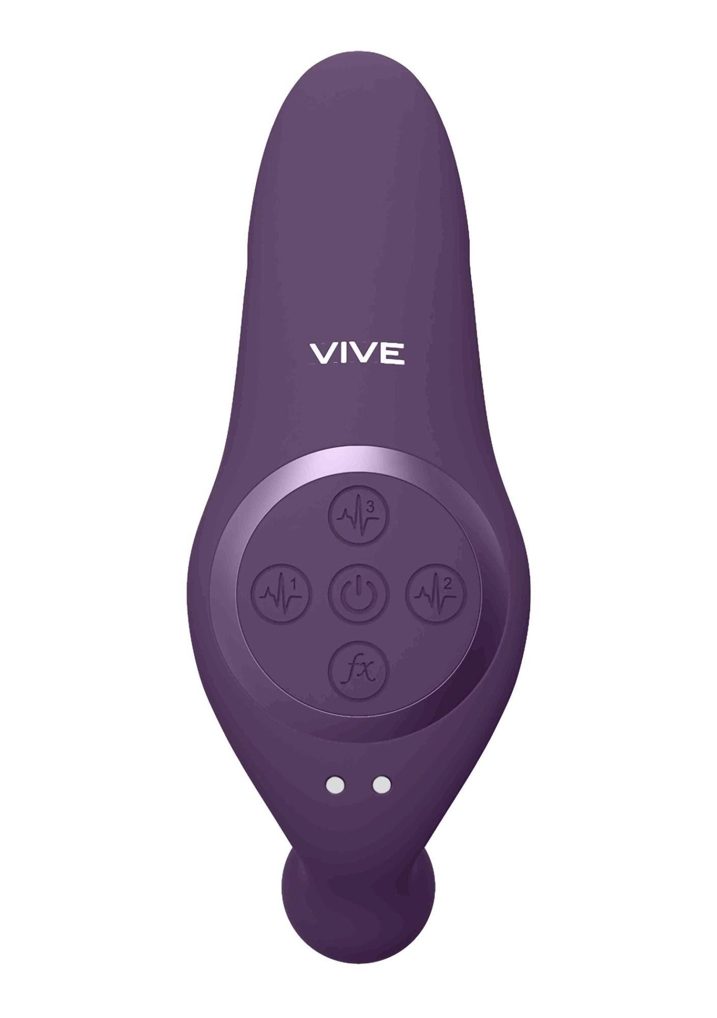 Wibrator analny Kata Vive fioletowy z pilotem USB