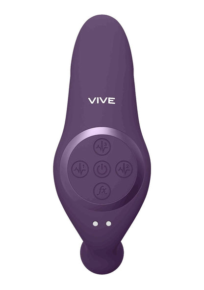 Wibrator analny Kata Vive fioletowy z pilotem USB