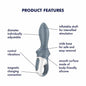 Wibrator analny pompowany Satisfyer Air Pump Booty 1 USB