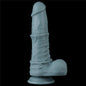 11'' Rechargeable Thrusting and Vibrating Silicone Dildo with Remote