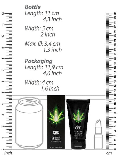 Żel opóźniający CBD Cannabis Pharmquests 50 ml