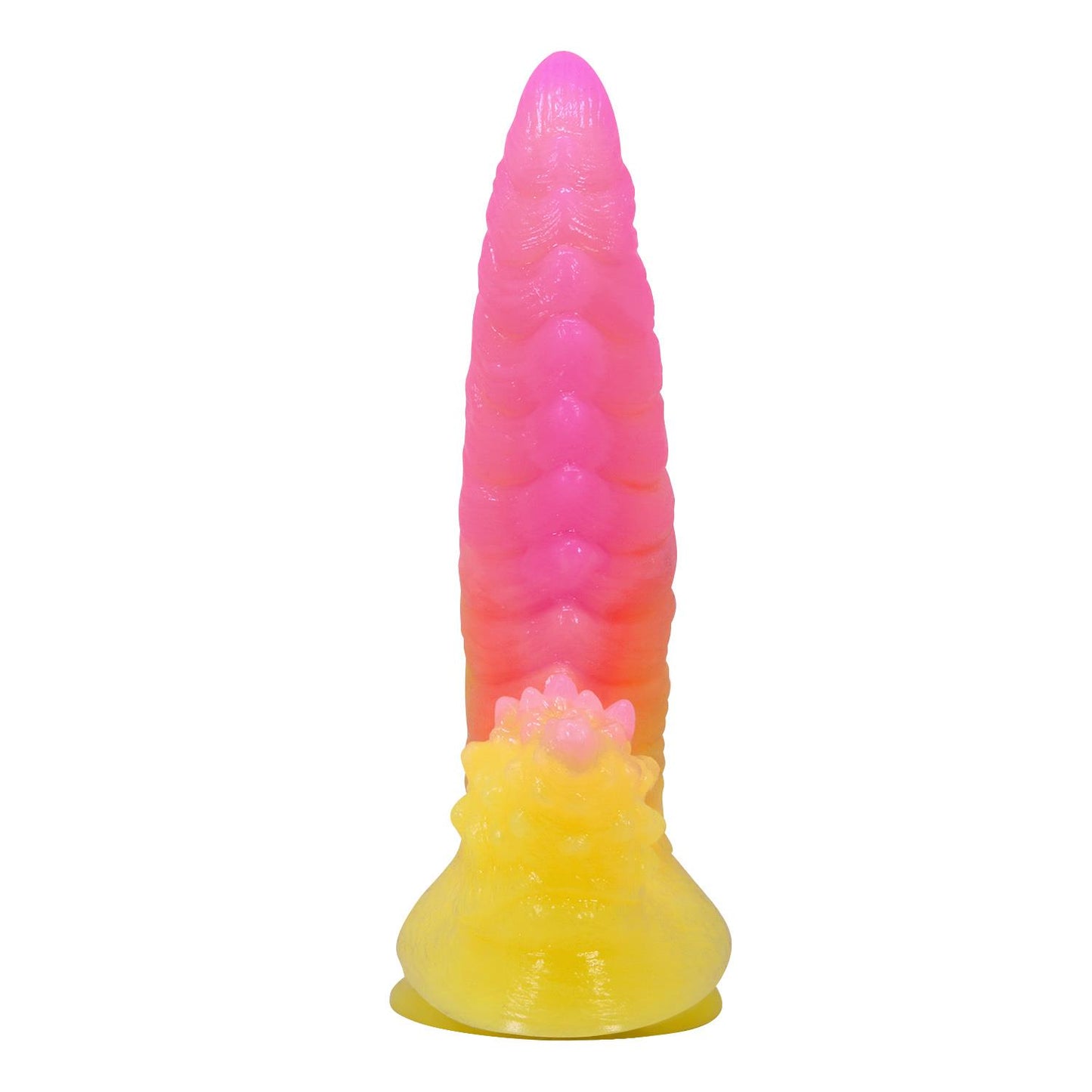 Dildo silikonowe żłobione Power Monsters Flamebeast 22,5 cm
