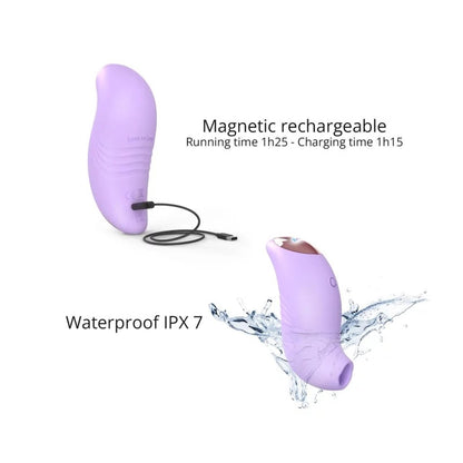 Stymulator łechtaczki Love to Love Believer mauve trzepoczący