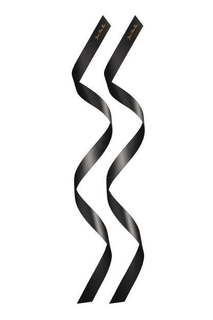 Opaski satynowe Sweet Caress czarne 160 cm Just For You