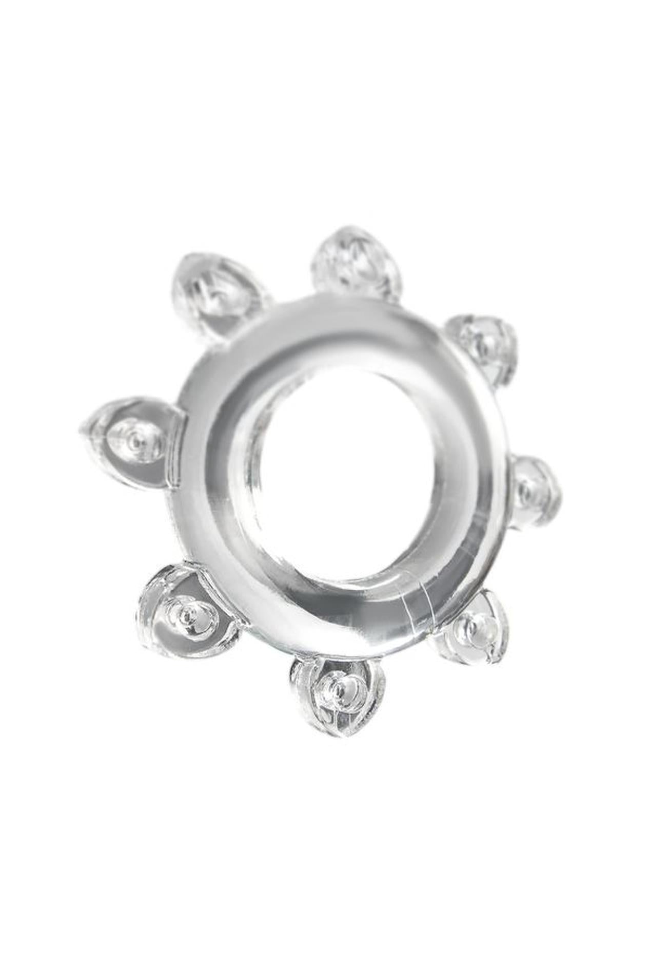 A-TOYS, Cockrings set, 3 pcs.Mix color, TPE, O 3 cm