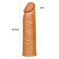 Add 1"" Pleasure X Tender Penis Sleeve Brown