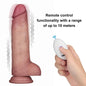 8.5" Vibrating Sliding Skin Pro II Dual Layer Silicone Dong