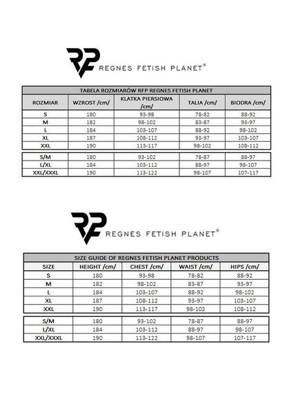 Męskie stringi z elastycznej siatki Regnes Fetish Planet L