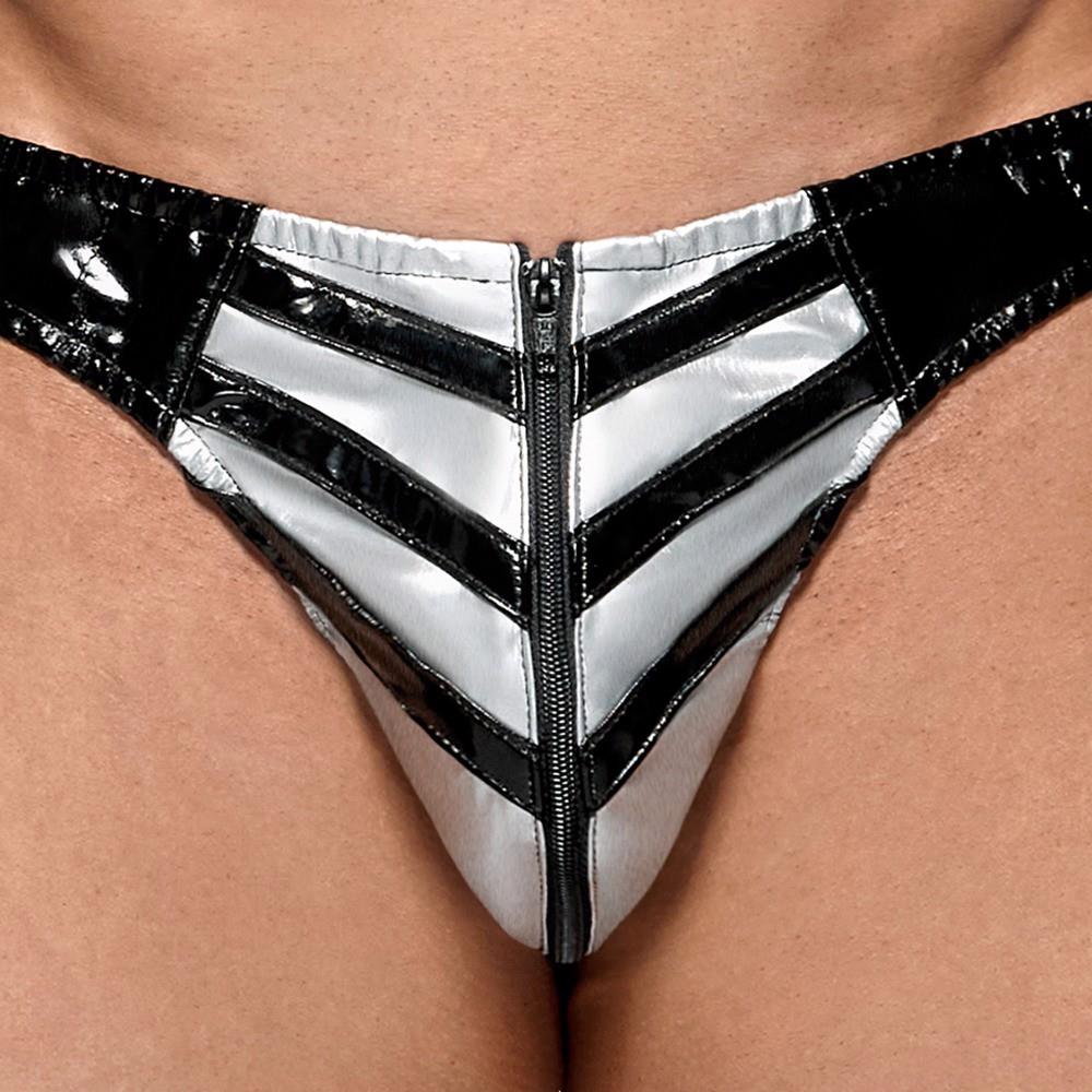 Vinyl Thong Men XL