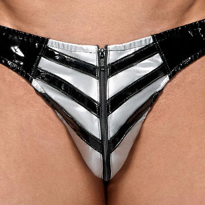 Vinyl Thong Men XL