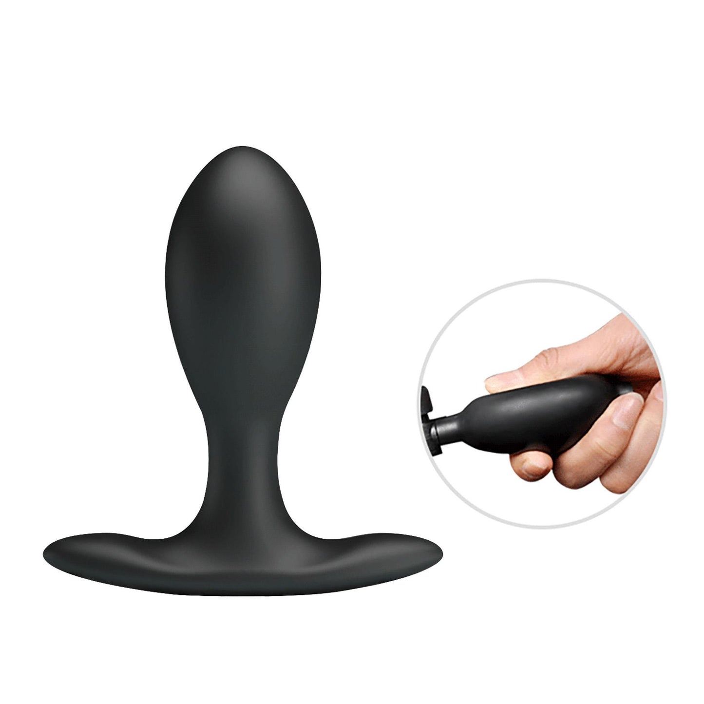 Pompowany korek analny Mr. Play silikonowy