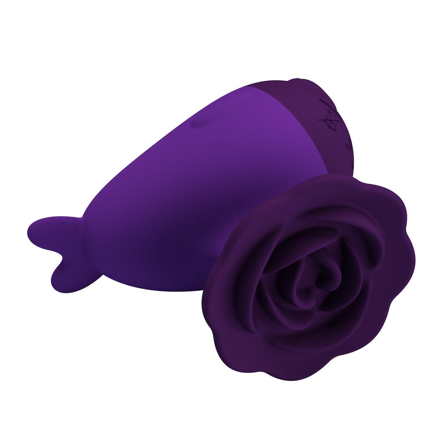 Mini stymulator łechtaczki Pretty Love Dolphin fioletowy silikonowy