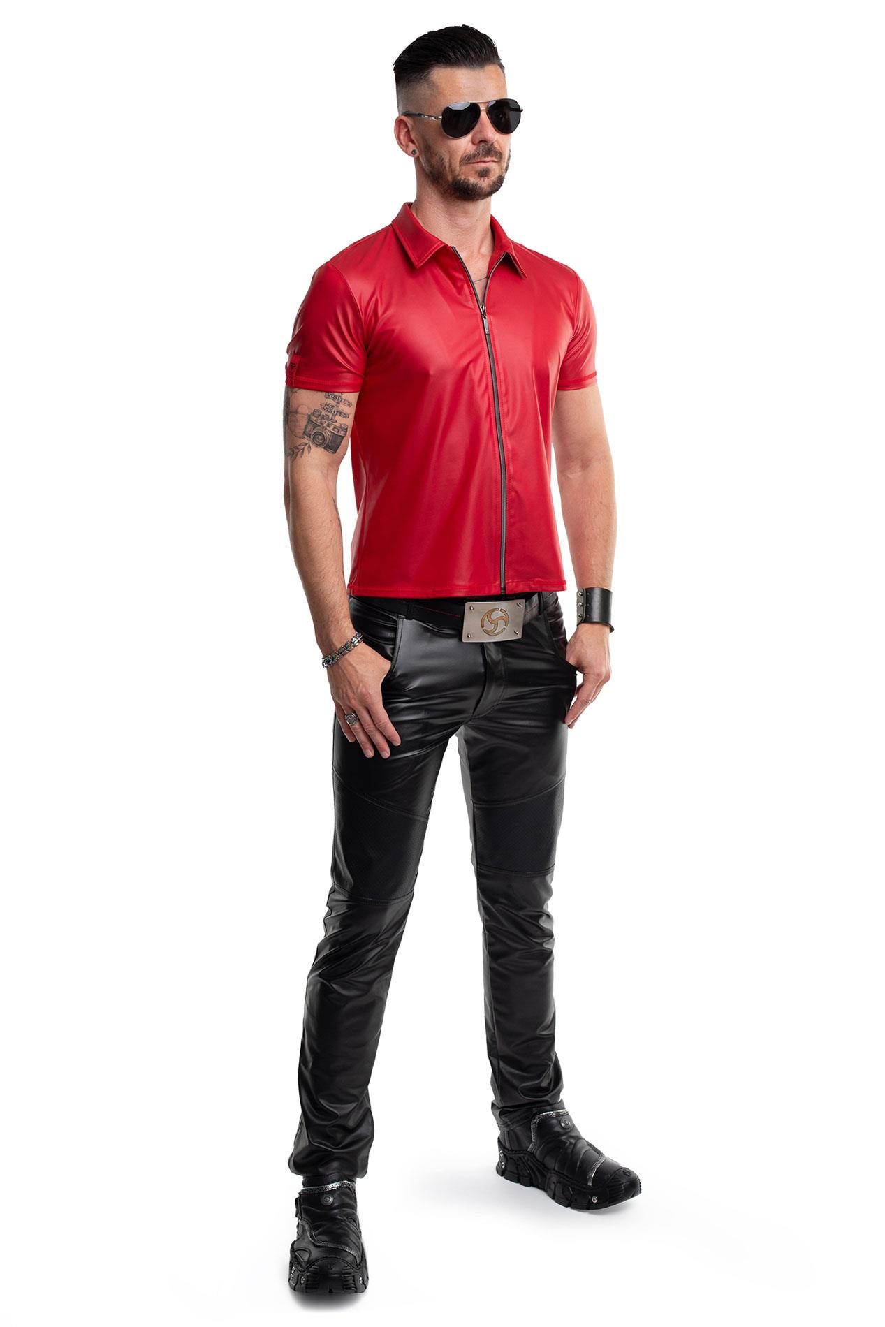 RMMauricio001 - red polo - M