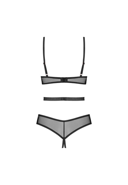 Body otwarte Euridia Obsessive czarne XS/S