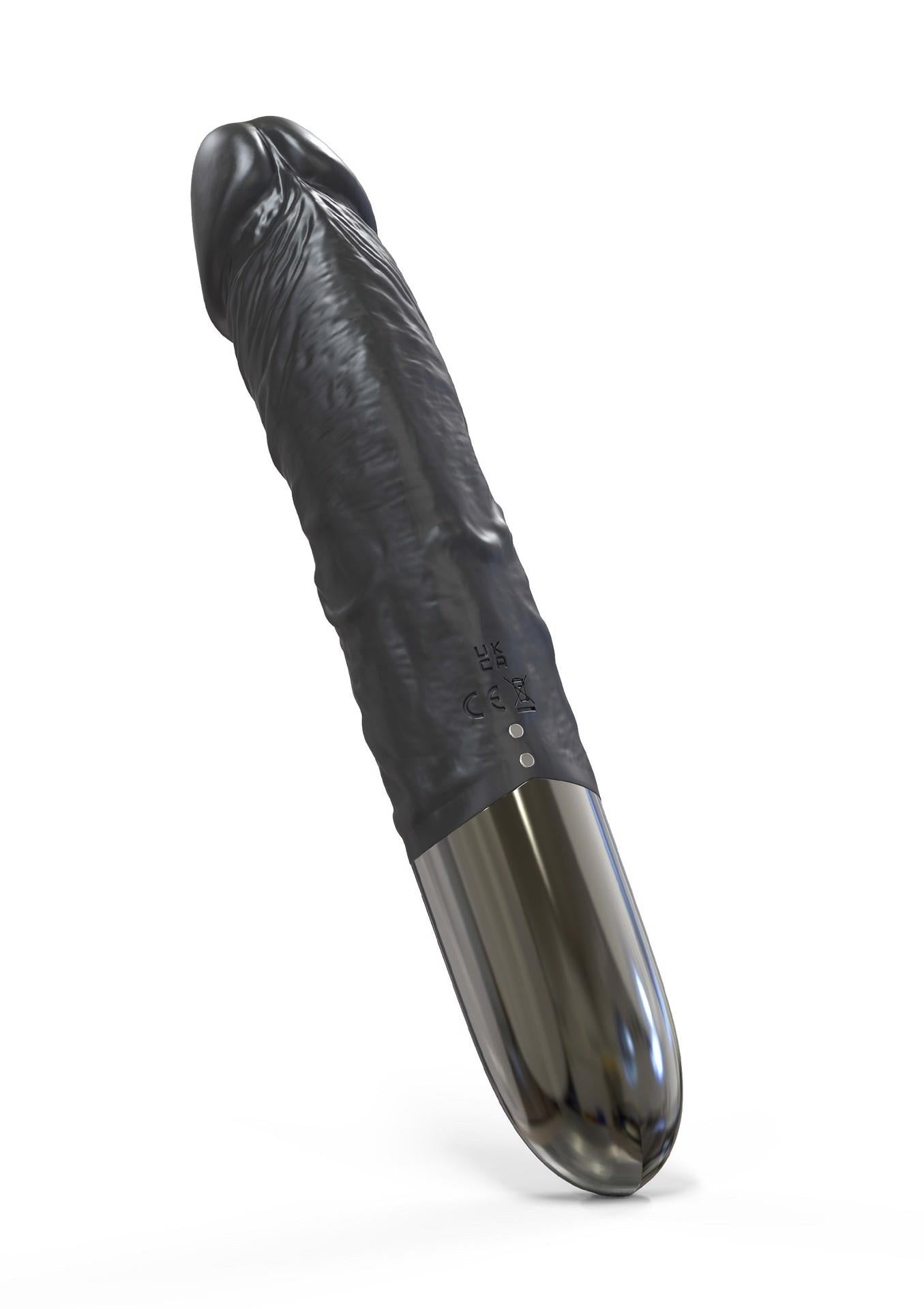 Wibrator analny Hidden Desire silikonowy 24,5 cm czarny 12 trybów