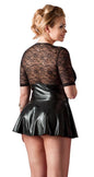 Sukienka mini Cottelli CURVES z czerwonym sznurowaniem 3XL