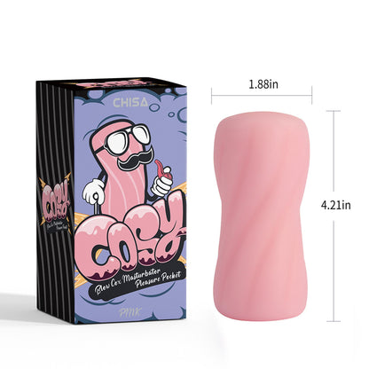 Masturbator Cosy Pleasure Pocket różowy TPE 10,7 cm