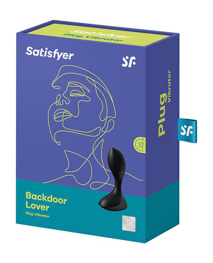 Wibrator analny silikonowy Satisfyer Backdoor Lover czarny 11 cm USB